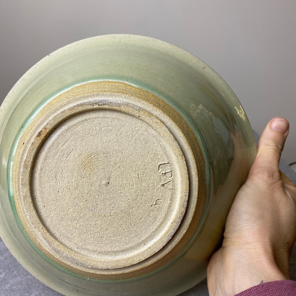 Exquisite Handmade Peacock Glaze Bowl - Salads, Soups, Etc -Micro & Washer Safe - Picture 6 of 8